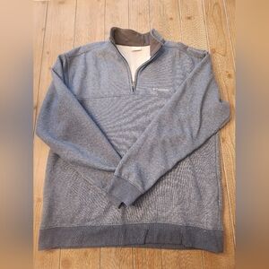 Columbia Men's Blue Zip-Up Sweater